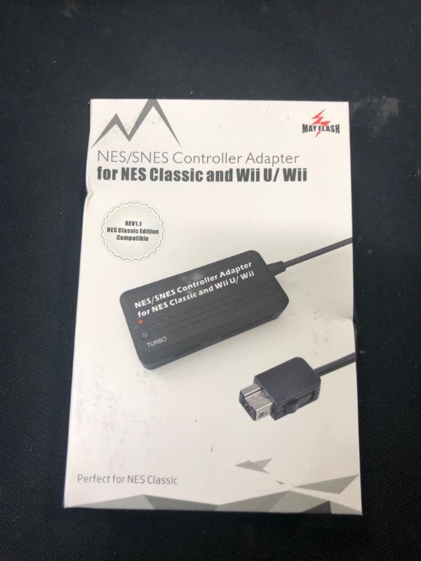 Photo 2 of May Flash NES/SNES Controller Adapter for NES Classic and Wii U/Wii