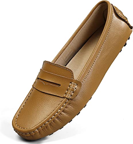 Photo 1 of Artisure Women's Classic Genuine Leather Penny Loafers Driving Moccasins Casual Slip On Boat Shoes Fashion Comfort Flats
, SIZE UNKNOWN, APROX 10 IN