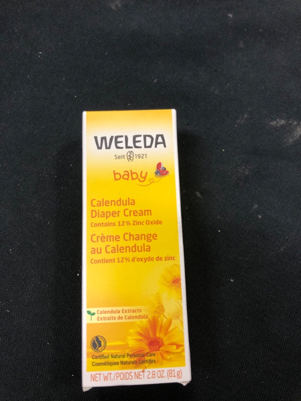 Photo 2 of 
Weleda Baby Calendula Diaper Cream, 2.8 Fluid Ounce, Plant Rich Protection with Calendula, Chamomile, Sweet Almond Oil, Lanolin and Zinc Oxide