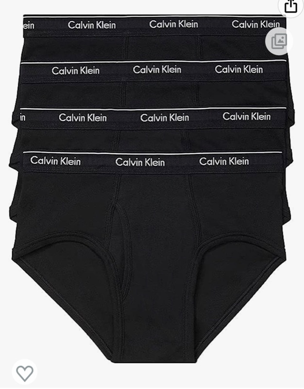 Photo 1 of Calvin Klein Men's Underwear Cotton Classics 4-Pack Hip Brief