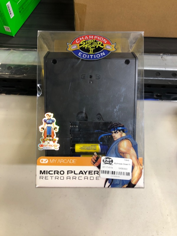 Photo 3 of CLOSEOUT! Street Fighter II Champion Edition Micro Player Retro Arcade - Batteries NOT included 