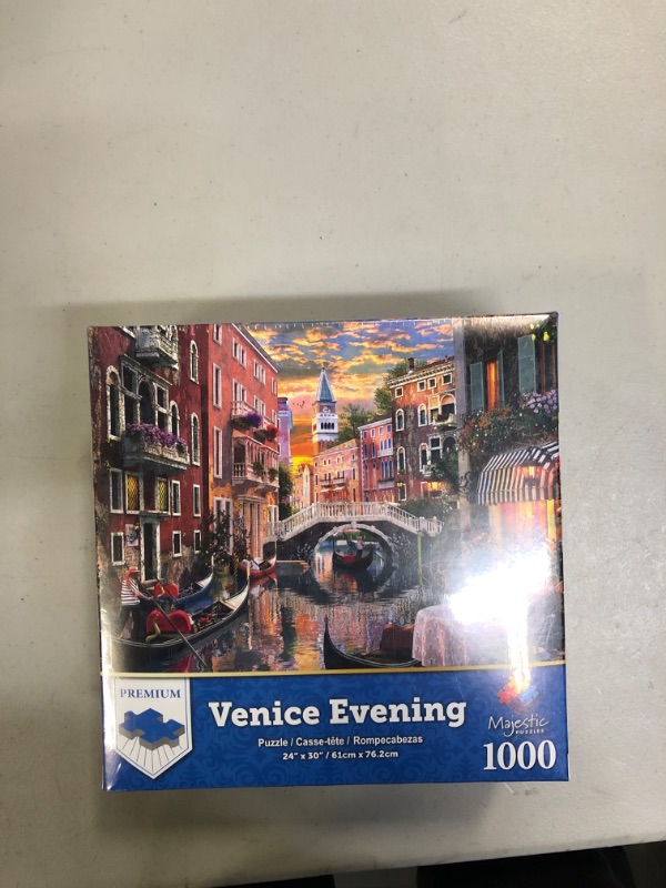 Photo 2 of Venice Evening 1000 Piece Jigsaw Puzzle By Majestic Premium Puzzles New
