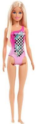 Photo 1 of Barbie Beach Doll Tropical Checkers Blonde