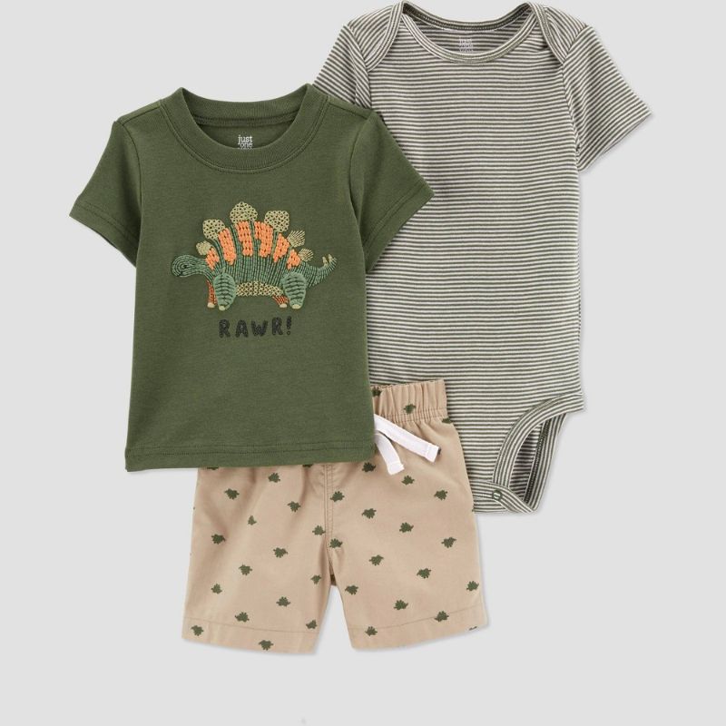 Photo 1 of Baby Boys' Dino Top & Bottom Set - Just One You Made by Carter's Olive Green. 18M