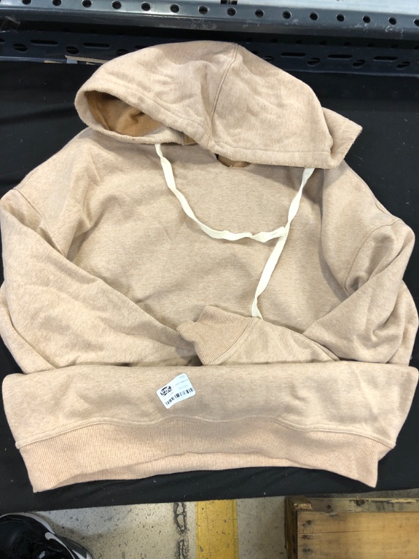 Photo 1 of beige fleece size small pullover sweatshirt