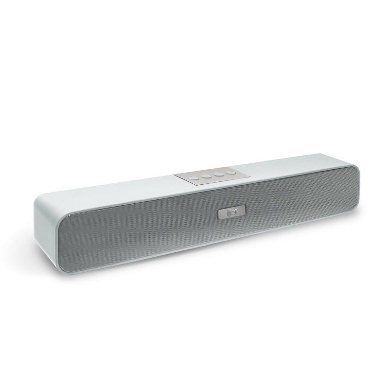 Photo 1 of IJOY Ledge 20W Bluetooth Sound Bar, Truly Wireless Rechargeable Theater Speaker -- Factory Sealed --
