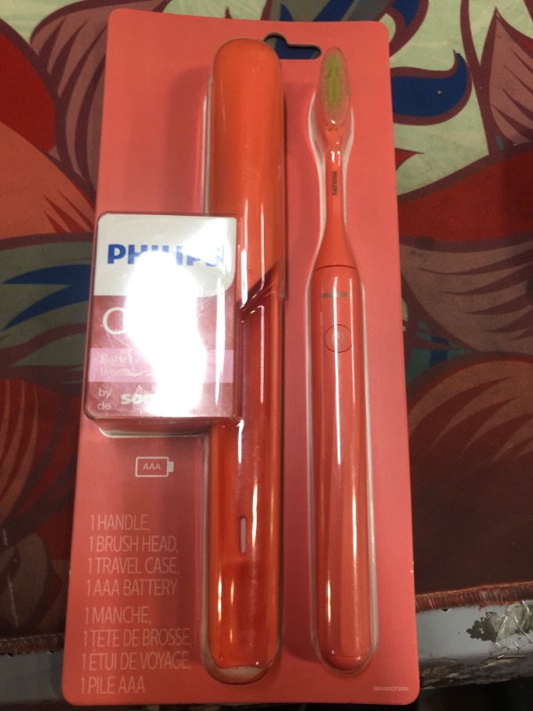 Photo 2 of  Philips Sonicare One by Sonicare Battery Toothbrush - Coral 