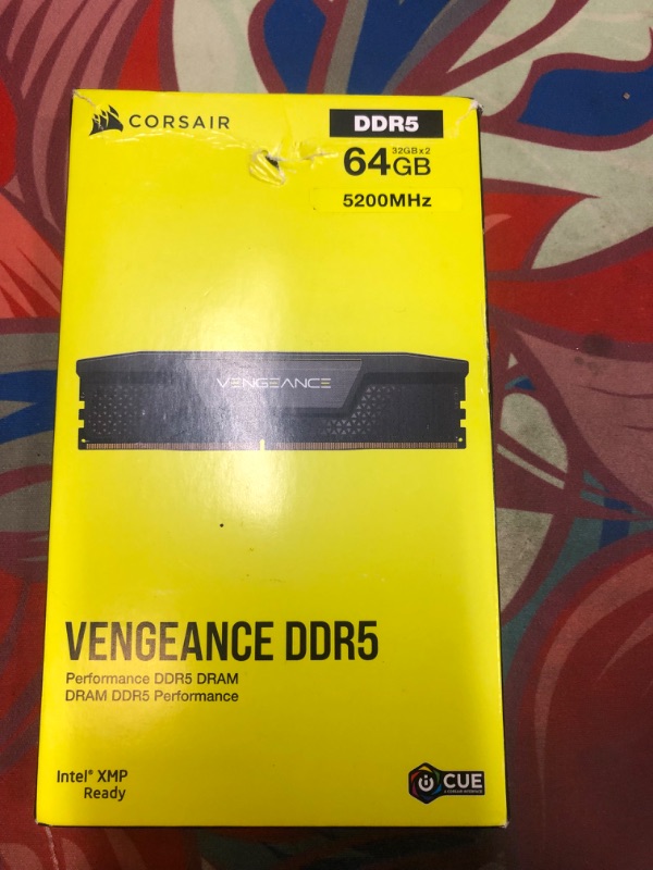 Photo 2 of Corsair Vengeance DDR5 64GB (2x32GB) 5200MHz C40 Intel Optimized Desktop Memory