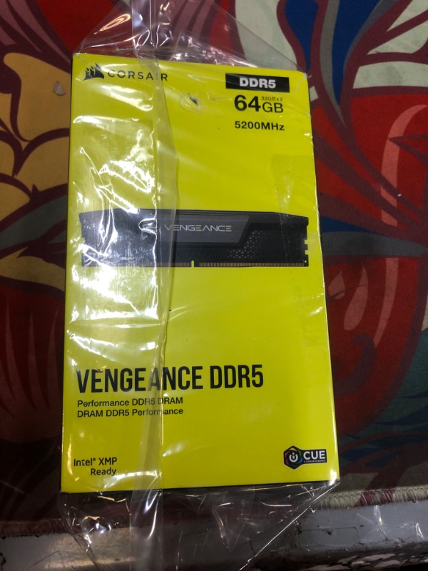 Photo 4 of Corsair Vengeance DDR5 64GB (2x32GB) 5200MHz C40 Intel Optimized Desktop Memory