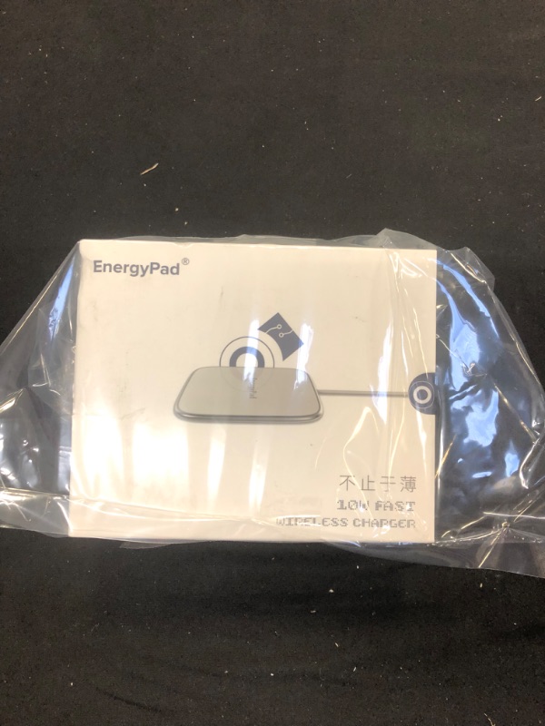 Photo 1 of EnergyPad Ultra-Slim Glass Wireless Charger,Support Max 15W Power Output Fast Charging
