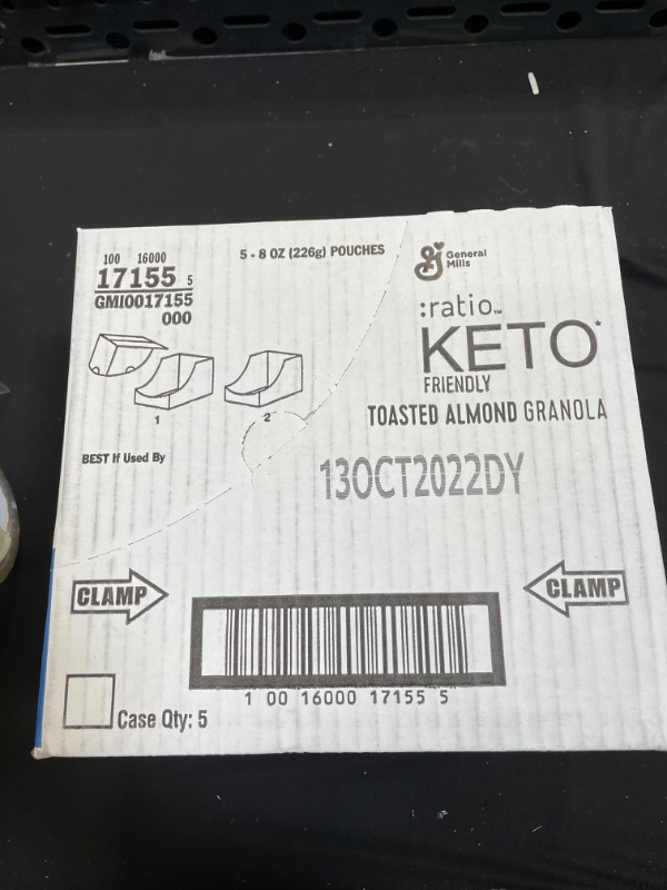 Photo 3 of :ratio Keto Friendly Toasted Almond Granola, 8 oz (Pack of 5) ( EXP OCT 13,2022)
