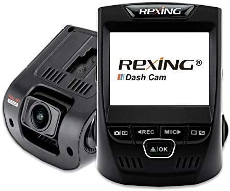 Photo 1 of Rexing V1 Basic Dash Cam 1080P FHD DVR Car Driving Recorder, 2.4" LCD Screen 170°Wide Angle, G-Sensor, WDR, Parking Monitor, Loop Recording
