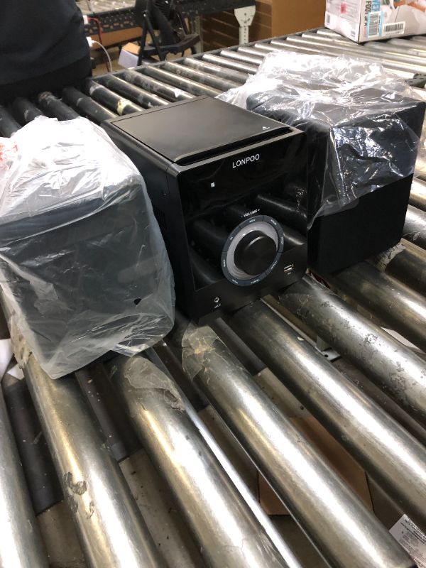 Photo 1 of Compact Stereo Shelf System Bluetooth - Mirco Stereo System with CD Player, Bluetooth, FM Radio, Headphone Jack, USB Input, AUX-Input, 30W Micro Music Sound HiFi System
