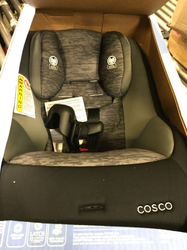 Photo 3 of Cosco Mighty Fit Convertible Car Seat - Heather Onyx HAS A SCRATCH ON SEAT SIDE 