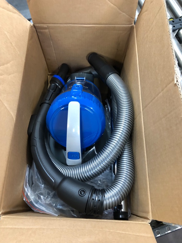 Photo 2 of eureka WhirlWind Bagless Canister Vacuum Cleaner, Lightweight Vac for Carpets and Hard Floors, Blue