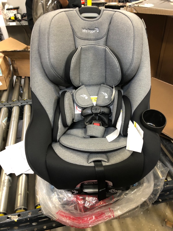 Photo 5 of Baby Jogger City Turn Rotating Convertible Car Seat | Unique Turning Car Seat Rotates for Easy in and Out, Onyx Black
