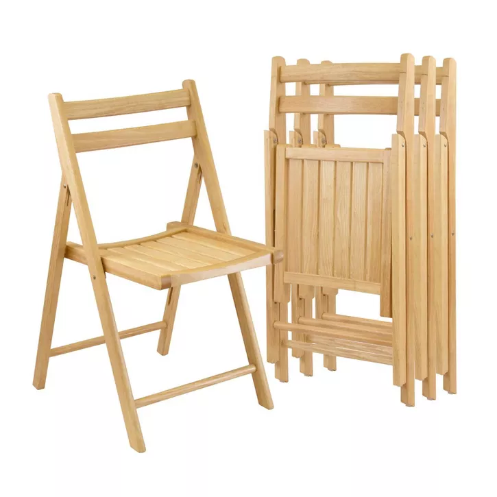 Photo 1 of 4pc Folding Chairs - Winsome

