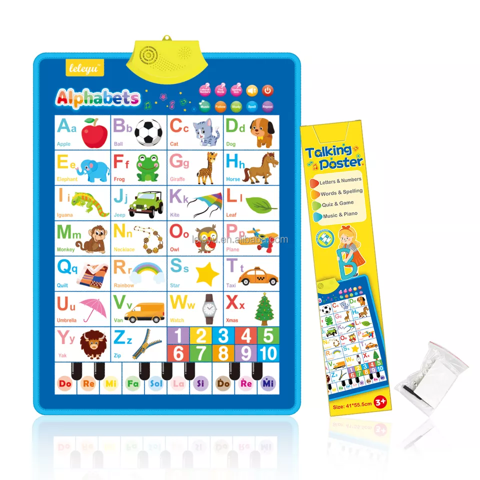 Photo 1 of Interactive Alphabet Wall Chart, Talking Poster ABC & 123s & Music Poster