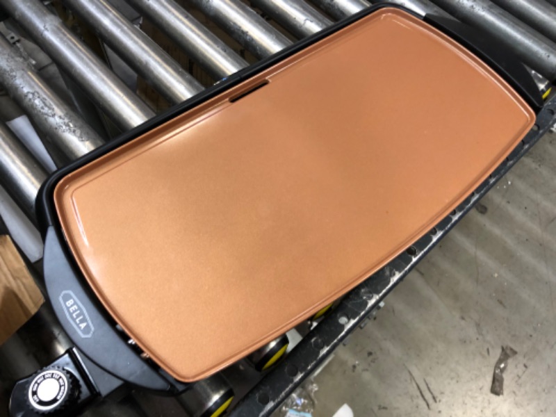 Photo 5 of 10.5" x 20" Ceramic Copper Titanium Electric Griddle