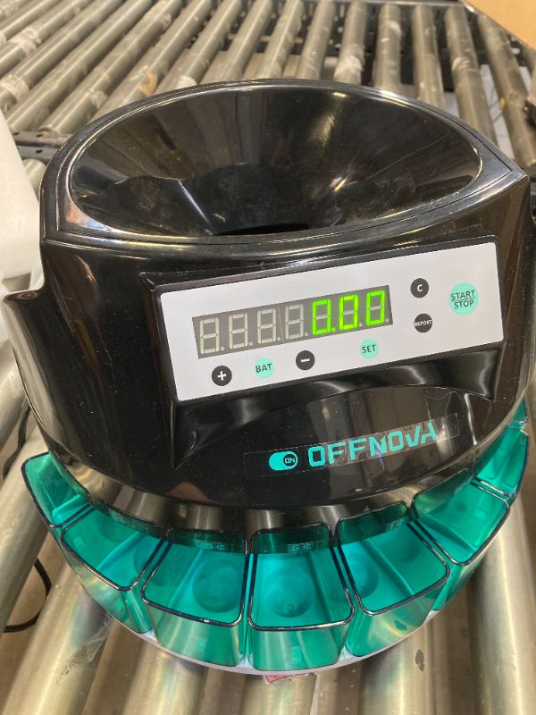 Photo 2 of OFFNOVA Hardaway Electric Automatic Coin Sorter and Counter