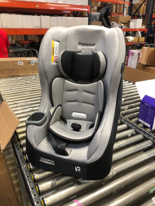 Photo 2 of Baby Trend Trooper 3-in-1 Convertible Car Seat - Moondust - Light Gray