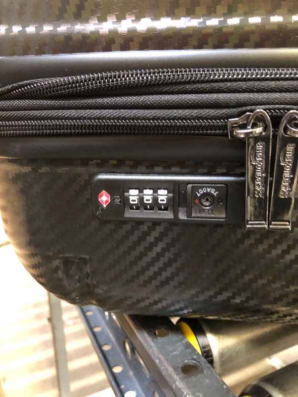 Photo 3 of Amazon Basics Oxford Expandable Spinner Luggage Suitcase with TSA Lock - 30.1 Inch