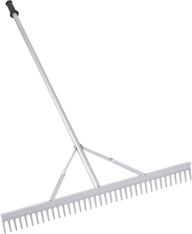 Photo 1 of Aluminum Landscape Rake Tool for Lake Garden Pond Beach Landscaping 36" Rake Head
