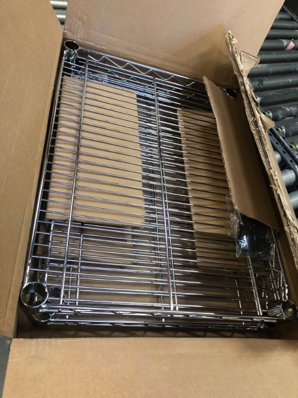 Photo 1 of 3 tier metal rack 22.5"x18": missing legs 