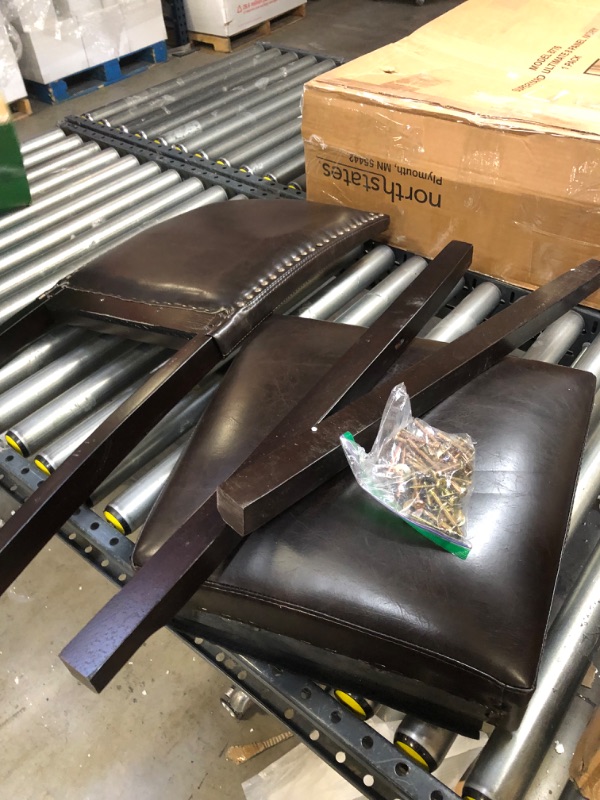 Photo 1 of PAIR OF CHRISTOPHER KNIGHT CHAIRS  ---USED AND THERE ARE SOME SCRATCHES 