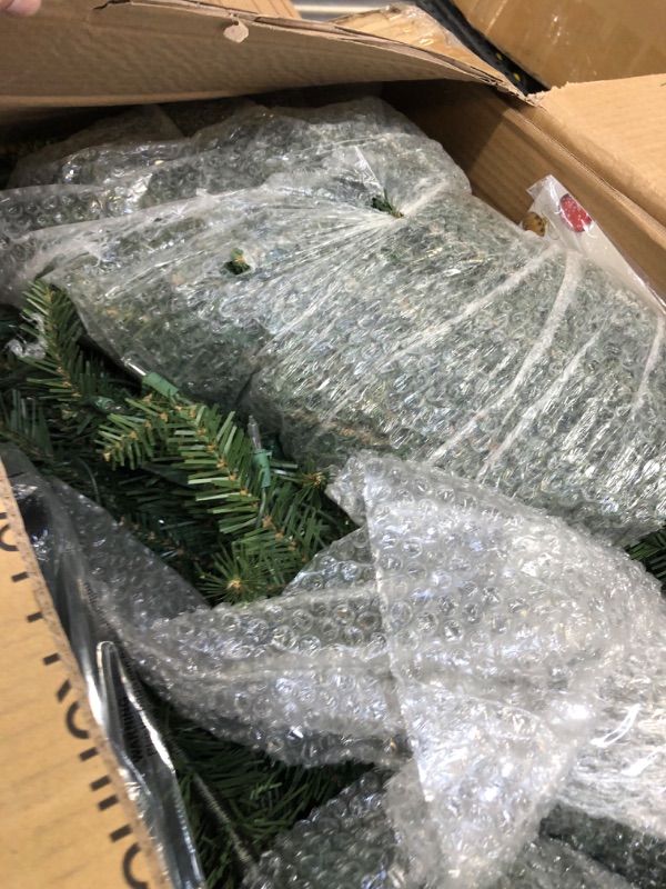 Photo 2 of 7½ ft. Pre-Lit Fraser Fir Artificial Christmas Tree with 600 UL-Listed Clear Lights
