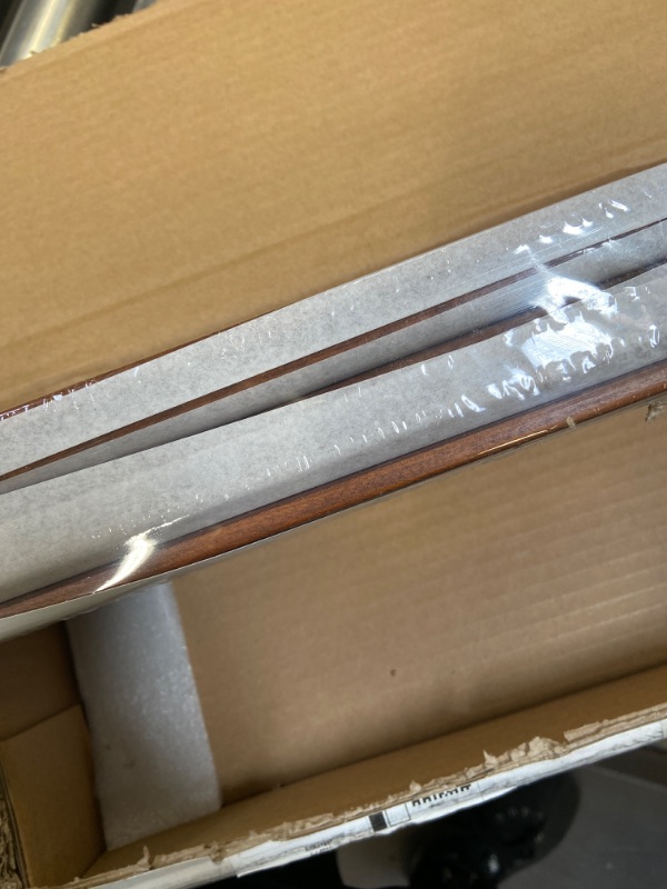 Photo 3 of ***NEW ITEM, Emerson Ceiling Fans B78WA 25-Inch Solid Wood Indoor-Outdoor Ceiling Fan Blades, Walnut, Damp Location, Set of 5 Blades, BOX DAMAGE
