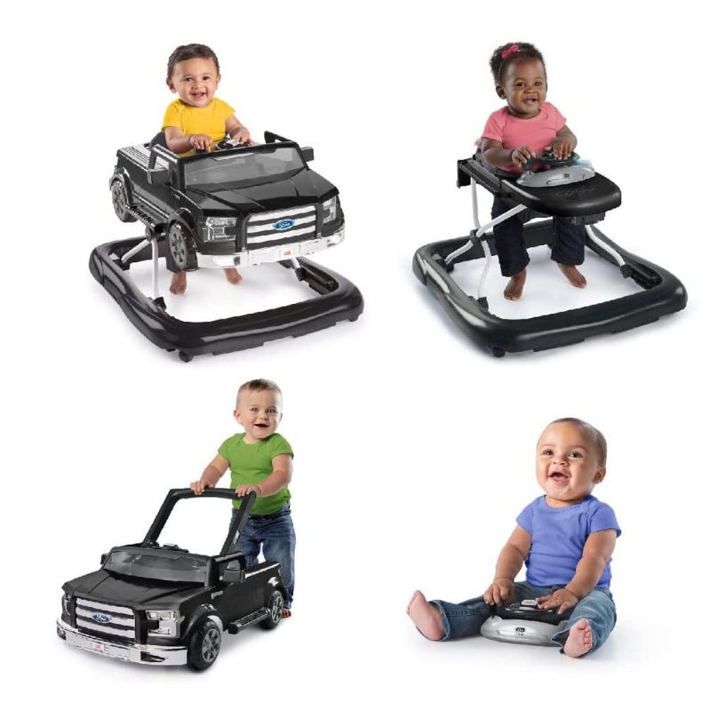 Photo 1 of Bright Starts Ways to Play Walker™ - Ford F-150, Agate Black, 4-in-1 Walker Ages 6 Months+
