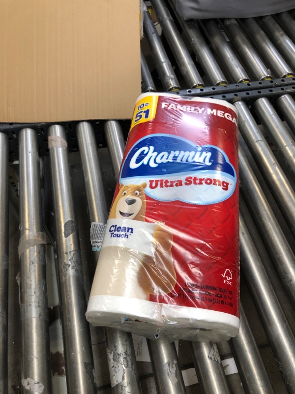 Photo 3 of Charmin Ultra Strong Toilet Paper 30 Mega Roll (286 sheets per roll)
