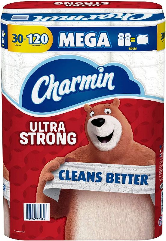 Photo 1 of Charmin Ultra Strong Toilet Paper 30 Mega Roll (286 sheets per roll)
