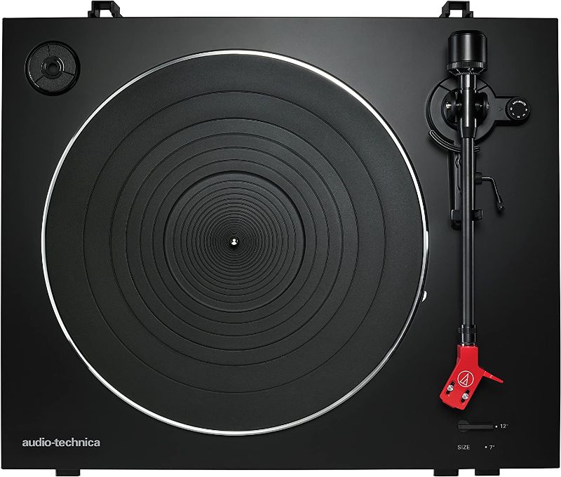 Photo 1 of Audio-Technica AT-LP3BK Fully Automatic Belt-Drive Stereo Turntable, Black----------DOES NOT COME WITH NEEDLE PARTS ONLY 
