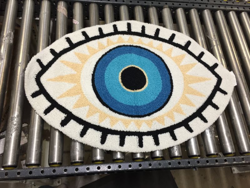 Photo 1 of 36"x24" eyeball rug 