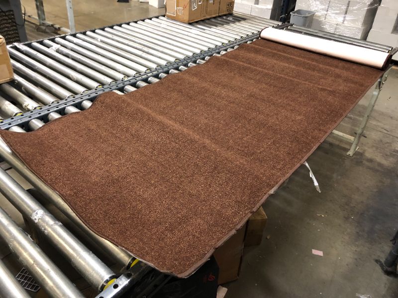 Photo 1 of 2 x 10ft brown runner rug