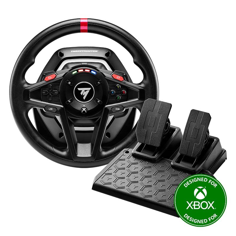 Photo 1 of Thrustmaster T128, Force Feedback Racing Wheel with Magnetic Pedals (Xbox Series X|S, Xbox One, PC)
