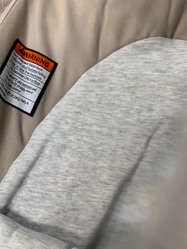 Photo 1 of Babybjorn Balance Soft Bouncer - Beige/Gray, Jersey Cotton, Box Packaging Damaged, Item is New
