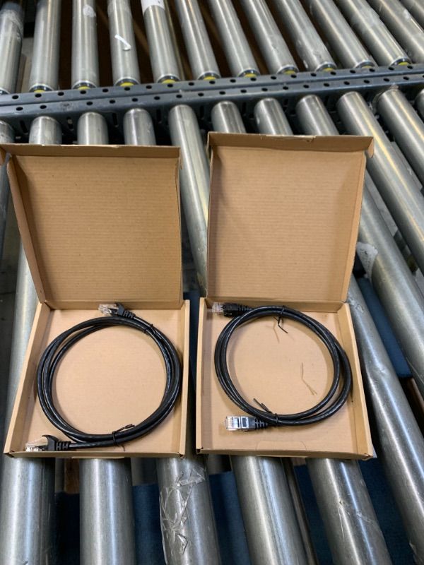 Photo 1 of 2 Pack Bundle -- Amazon Basics RJ45 Cat-6 Gigabit Ethernet Patch Internet Cable - 5 Foot
