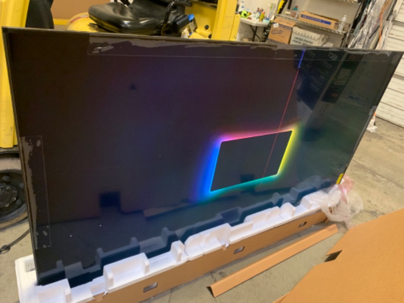 Photo 10 of Sony X91J 85 Inch TV: Full Array LED 4K Ultra HD Smart Google TV with Dolby Vision HDR and Alexa Compatibility KD85X91J- 2021 Model, Black ---- Box Packaging Damaged, Item is New, Minor Pixel Damage to TV as Shown in Pictures
