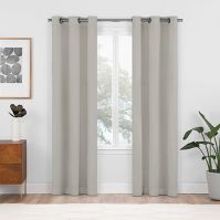 Photo 1 of 2pk Blackout Shadow Window Curtain Panels - Eclipse 37"W x 84"L

