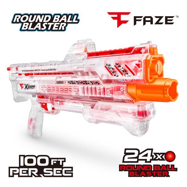 Photo 1 of X-Shot Faze Ragequit Round Blaster (24 rounds) by ZURU **MISSING BULLETS** 
