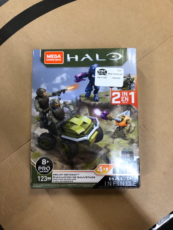 Photo 2 of Mega Construx Halo Infinite Recon Getaway Vehicle & Action Figure Playset (1820384)
