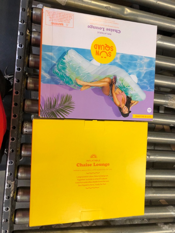 Photo 1 of 2 PACK  --------- Chaise Lounge Palm - Sun Squad™ ---- FACTORY SEALED


