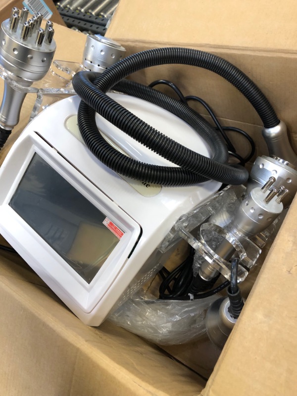 Photo 2 of *** SOLD FOR  PARTS*** Ovovo 7 in1 Multipolar Vacuum Machine, 40K Body Cellulite Decomposition Machine, with 7 Massage Heads for Body Face and Eye?3-6 Day Delivery?
