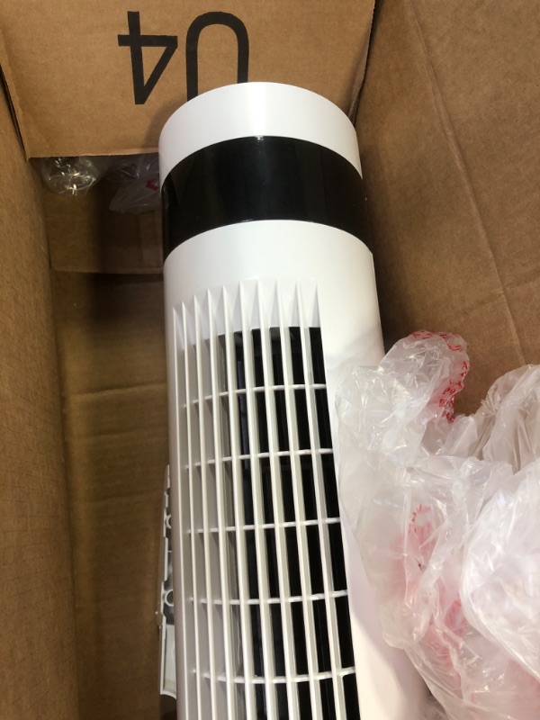Photo 1 of Antarctic Star Tower Fan Portable Electric Oscillating Fan Quiet Cooling Remote Control Standing Bladeless Floor Fans 3 Speeds Wind Modes Timer Bedroom...
