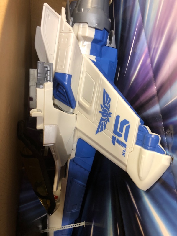 Photo 1 of Disney and Pixar Lightyear Toys, XL-15 Spaceship Vehicle with Buzz Lightyear Action Figure and Projectiles, Blast and Battle Pack????
