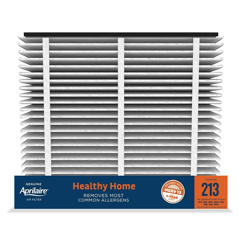 Photo 1 of Aprilaire - 213 A1 213 Replacement Air Filter for Whole Home Air Purifiers, Healthy Home Allergy Filter, MERV 13 (Pack of 1)
