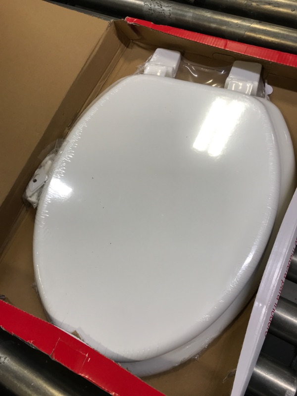 Photo 2 of EZ-FLO 65907 Wood Toilet Seat